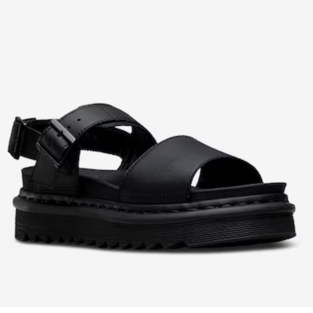 Dr. Martens Voss Platform Sandal in Black